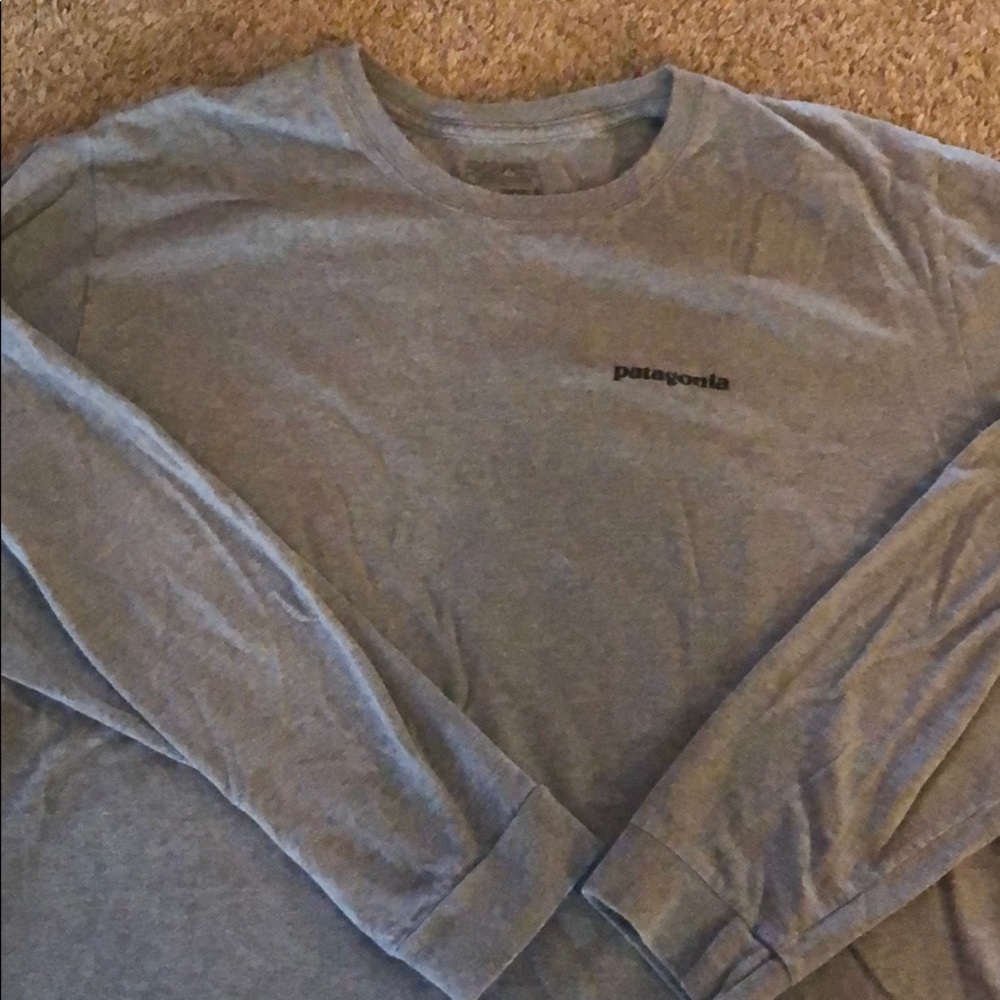Men’s Patagonia Long Sleeve T-shirt - Grey